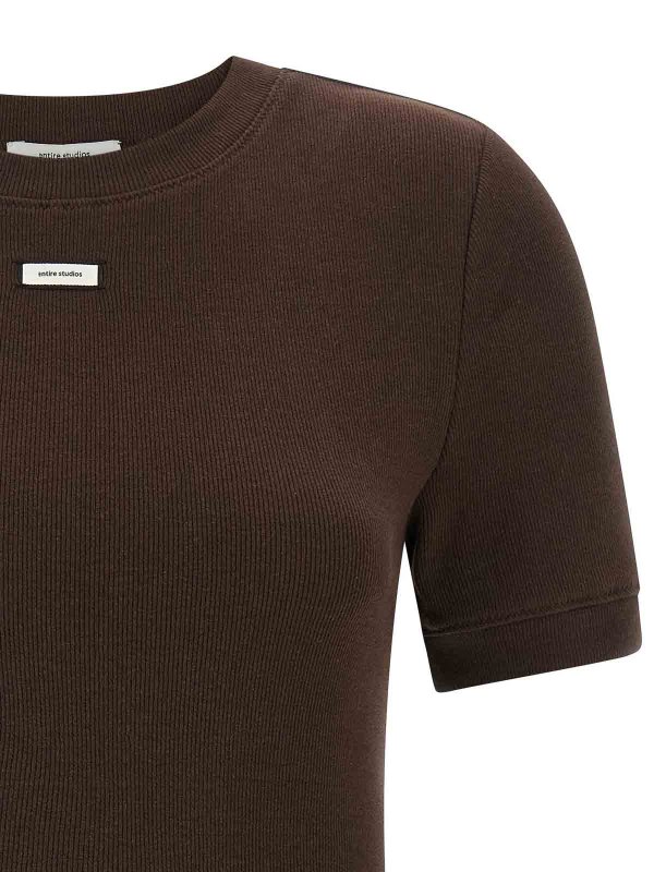 The Best Shops ENTIRE STUDIOS: T-shirts - T-Shirt - Braun