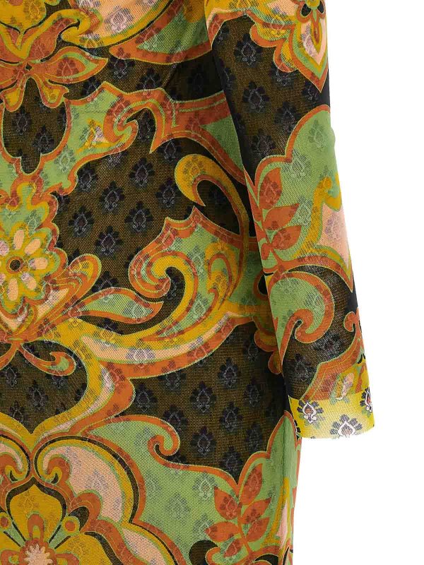 Knielanges Kleid - Bunt shop online: ETRO