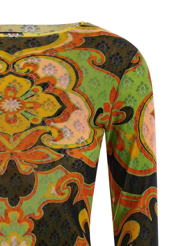 The Best Shops ETRO: crew necks - Double-Layer Mesh