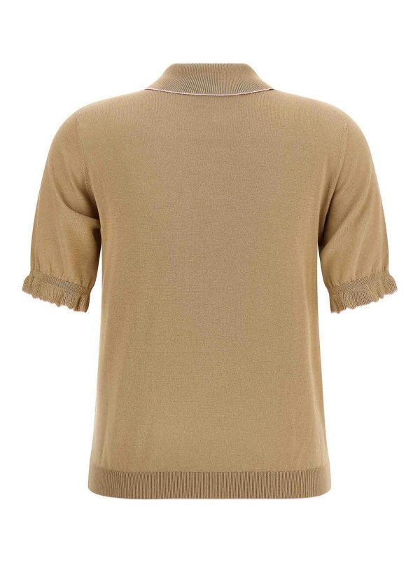 FABIANA FILIPPI: Poloshirts online - Poloshirt - Beige