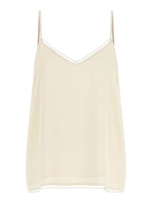 FABIANA FILIPPI: Tops und Tank Tops - Top - Beige