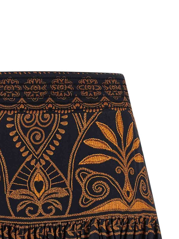 The Best Shops FARM RIO: ニーレングススカート＆ミディ丈 - 膝丈/ミディスカート - マルチカラー