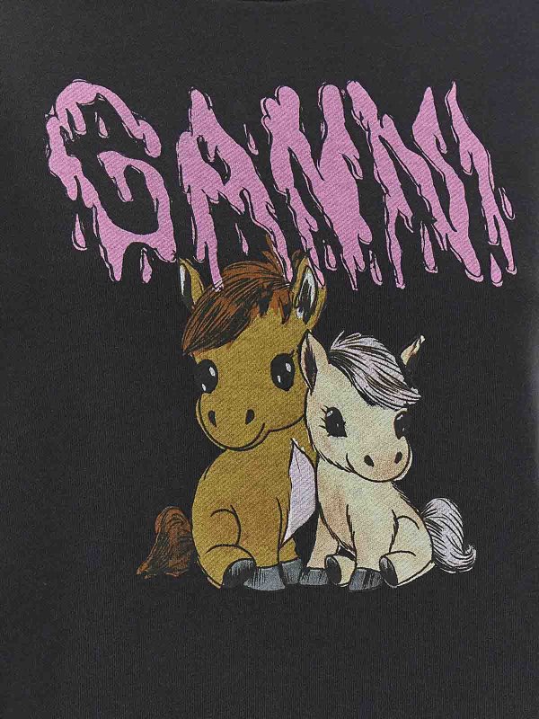 スウェットシャツ/セーター - 黒 shop online: GANNI