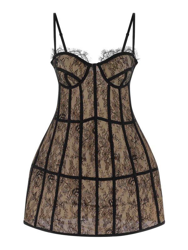 GIUSEPPE DI MORABITO: Knielange Kleider - Knielanges Kleid - Schwarz