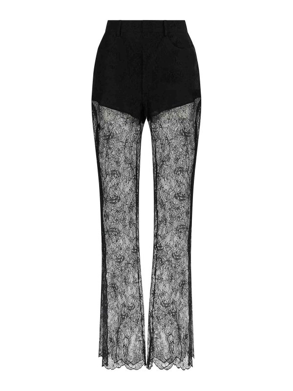 GIUSEPPE DI MORABITO: ベルボトムジーンズ - フレアジーンズ - 黒