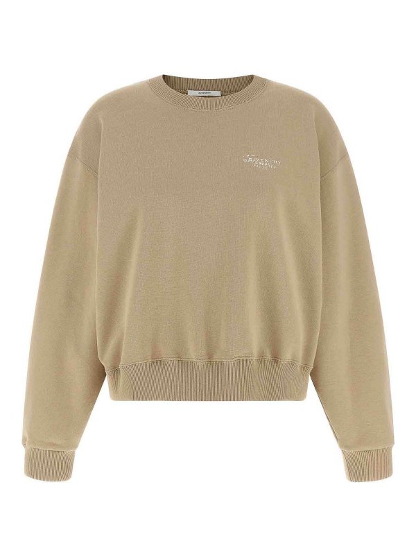 GIVENCHY: Sweatshirts und Pullover - Sweatshirt - Beige