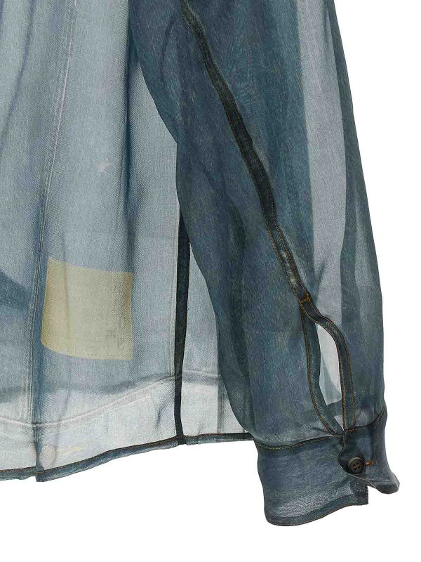 シャツ - ブルー shop online: HAIKURE