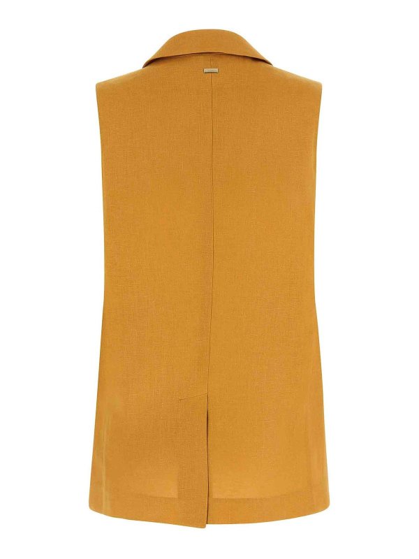 HERNO: vests online - Linen Vest