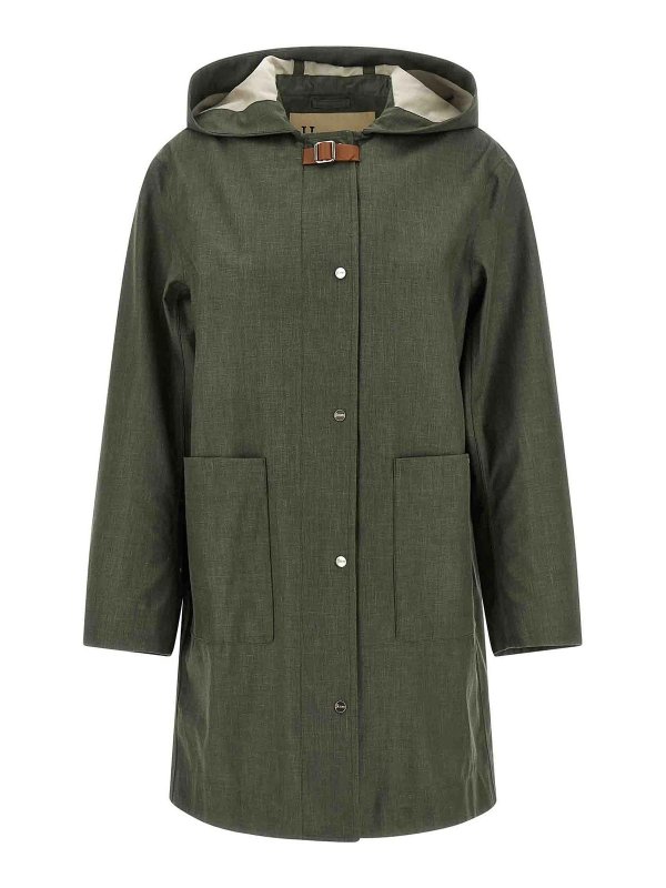 HERNO: trench coats - Linen Raincoat