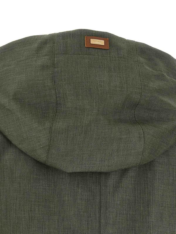 Linen Raincoat shop online: HERNO