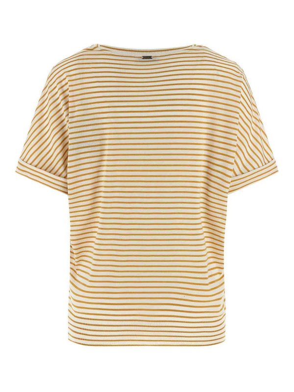 HERNO: T-shirts online - T-Shirt - Gelb