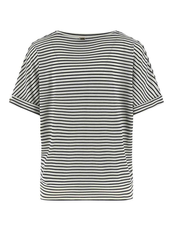 HERNO: T-shirts online - T-Shirt - Blau