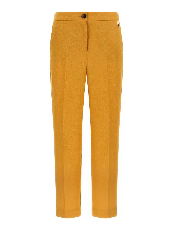 HERNO: casual trousers - Linen Trousers