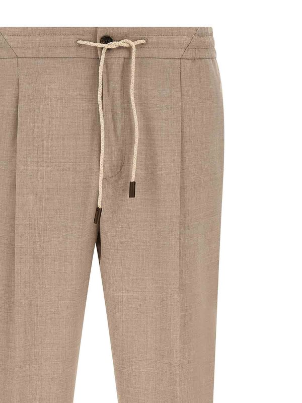 The Best Shops INCOTEX: Casual Hosen - Casual Hose - Beige