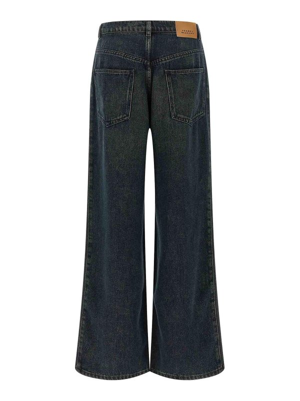 ISABEL MARANT: ストレートジーンズ online - ストレートジーンズ - 黒