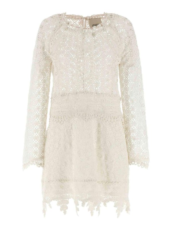 ISABEL MARANT: ニーレングスドレス - 膝丈ドレス - 白