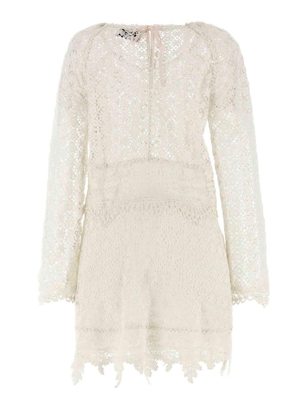 ISABEL MARANT: ニーレングスドレス online - 膝丈ドレス - 白