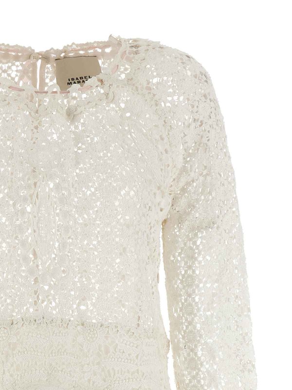The Best Shops ISABEL MARANT: ニーレングスドレス - 膝丈ドレス - 白