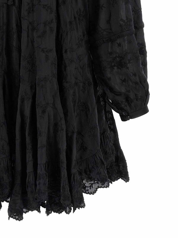 膝丈ドレス - 黒 shop online: ISABEL MARANT