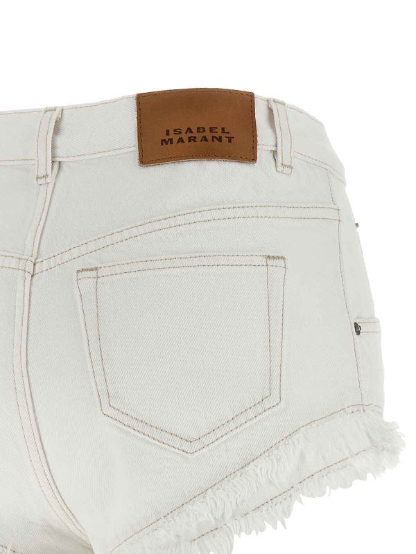 ショートパンツ - 白 shop online: ISABEL MARANT