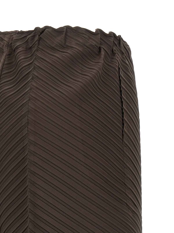 Plaster Pleats Solid Pants shop online: ISSEY MIYAKE
