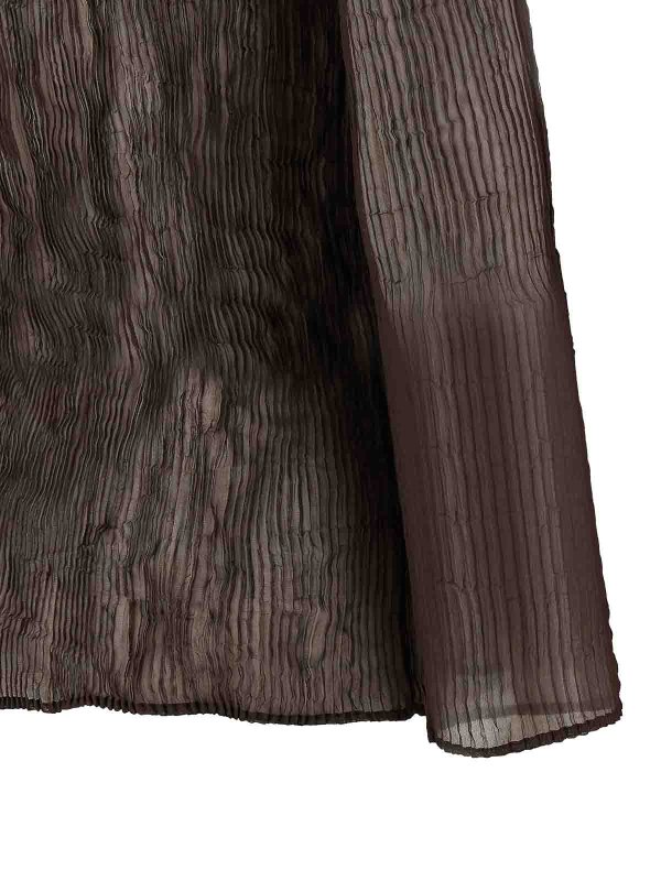 トップ/タンクトップ - ブラウン shop online: ISSEY MIYAKE