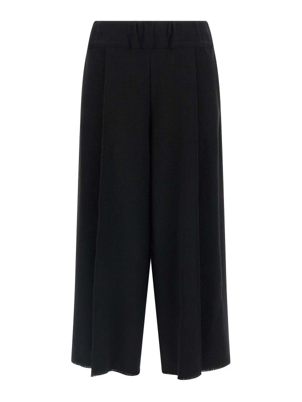 ISSEY MIYAKE: カジュアルトラウザー - カジュアルパンツ - 黒