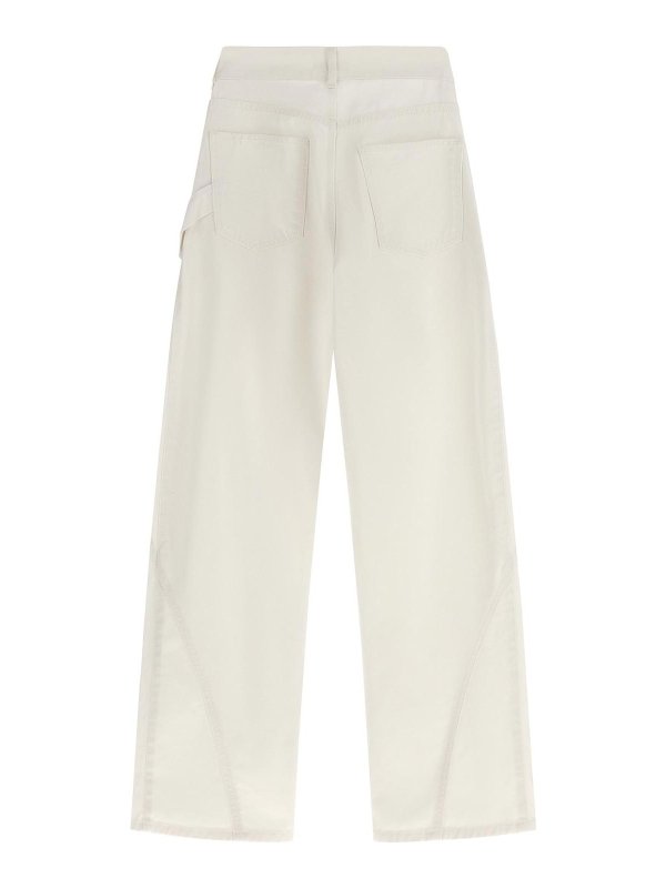 J.W. ANDERSON: Jeans Rectos online - Vaqueros Rectos - Blanco