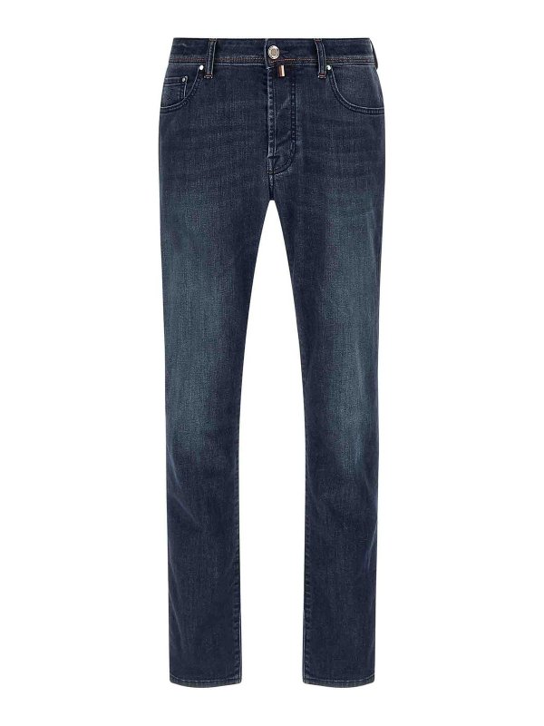JACOB COHEN: straight leg jeans - Bard Slim Jeans