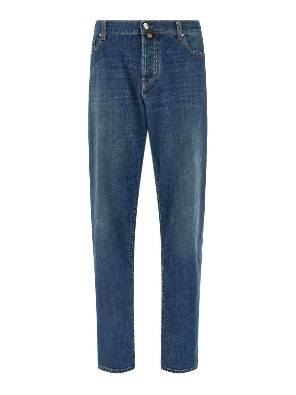 JACOB COHEN: Straight Leg Jeans - Straight Leg Jeans - Blau