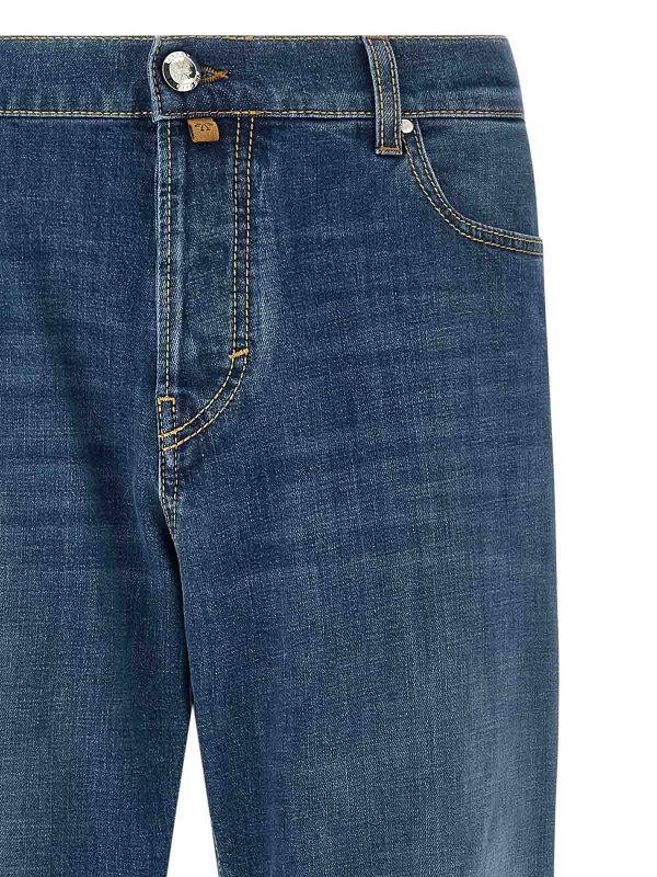 The Best Shops JACOB COHEN: Straight Leg Jeans - Straight Leg Jeans - Blau