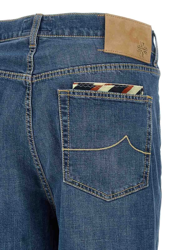 Straight Leg Jeans - Blau shop online: JACOB COHEN