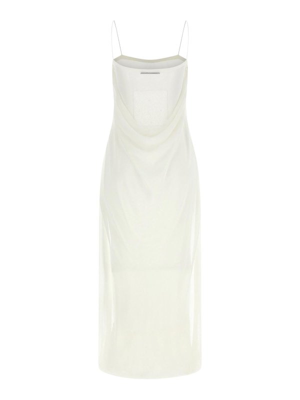 JACQUEMUS: ニーレングスドレス online - 膝丈ドレス - 白