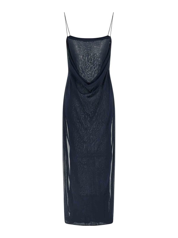 JACQUEMUS: ニーレングスドレス online - 膝丈ドレス - ブルー