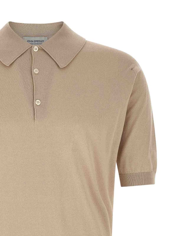 The Best Shops JOHN SMEDLEY: ポロシャツ - ポロシャツ - ベージュ