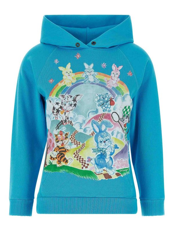 KENZO: スウェット＆セーター - スウェットシャツ/セーター - ライトブルー