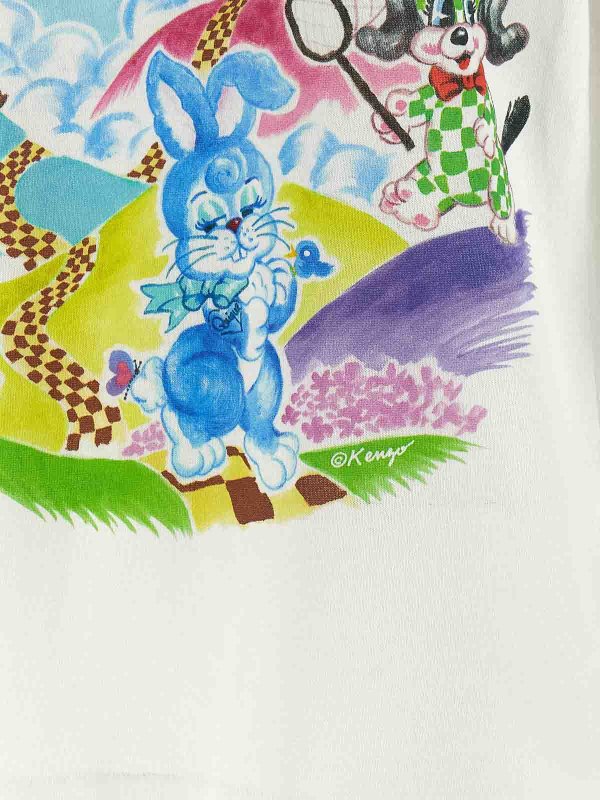 T-Shirt - Weiß shop online: KENZO