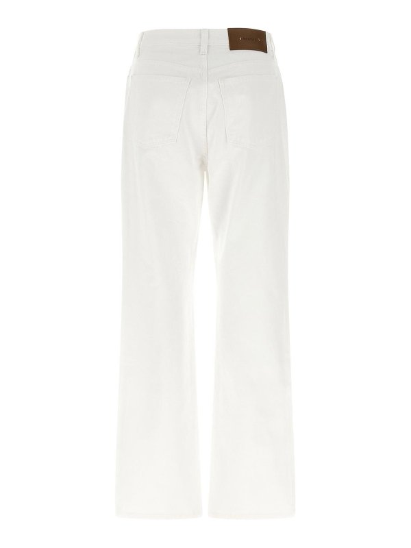 KHAITE: Jeans Rectos online - Vaqueros Rectos - Blanco
