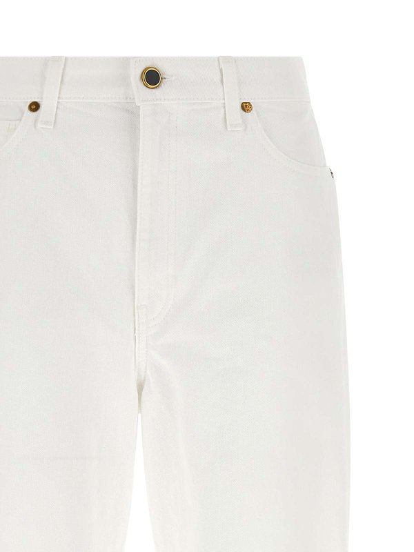 The Best Shops KHAITE: Jeans Rectos - Vaqueros Rectos - Blanco