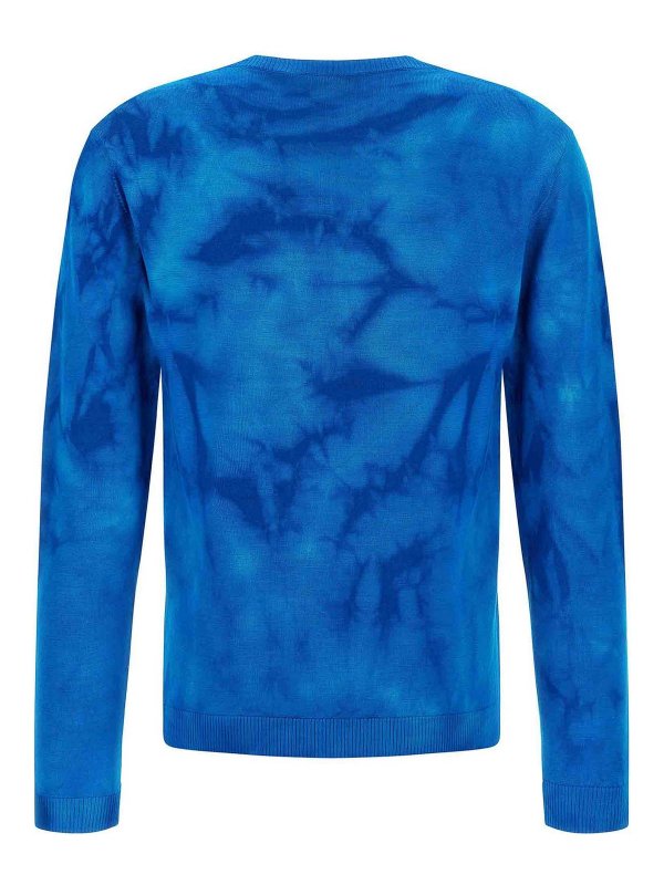 KIKO KOSTADINOV: Strickpullover mit Rundhalsausschnitt online - Rundhalspullover - Blau