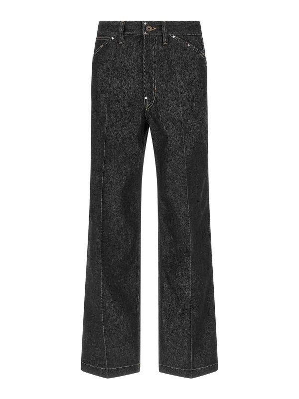 LEMAIRE: straight leg jeans - Rivet Jeans