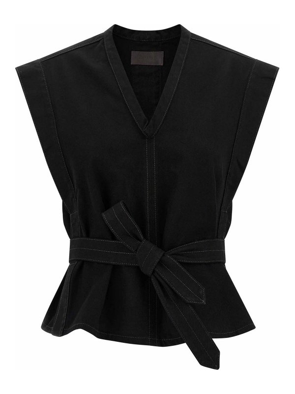 LEMAIRE: Chalecos - Chaleco - Negro