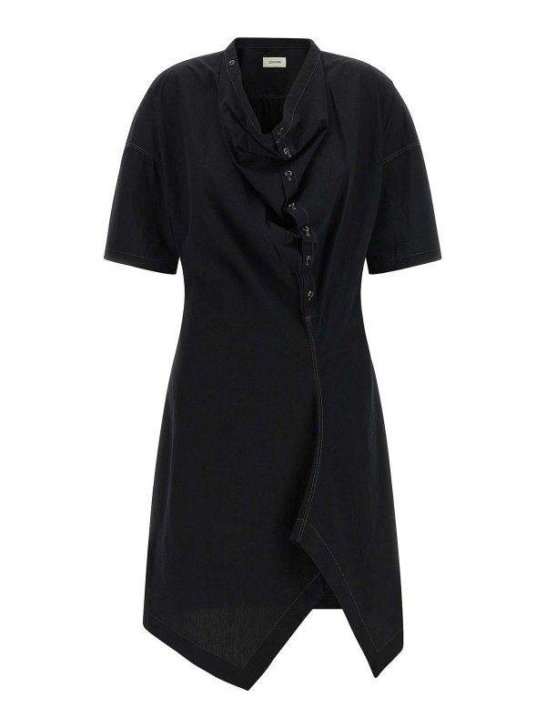 LEMAIRE: ニーレングスドレス - 膝丈ドレス - 黒