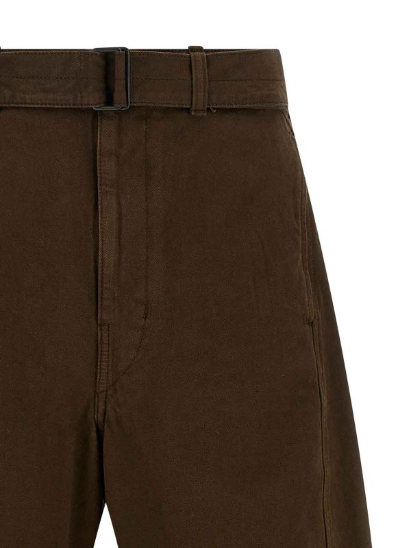 The Best Shops LEMAIRE: カジュアルトラウザー - カジュアルパンツ - ブラウン
