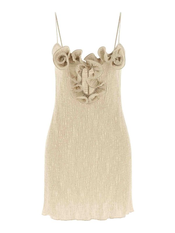 MAGDA BUTRYM: Knielange Kleider - Knielanges Kleid - Beige