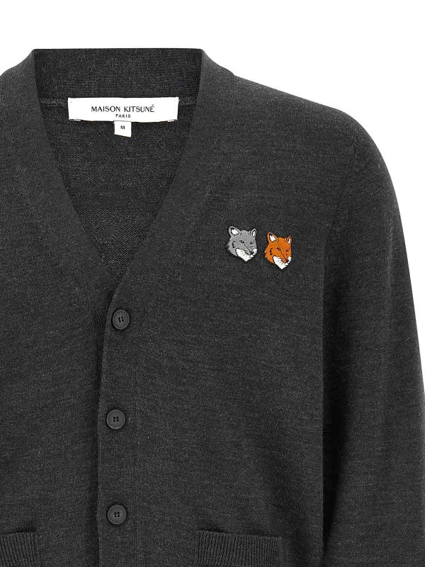 The Best Shops MAISON KITSUNÉ: カーディガン - カーディガン - グレー