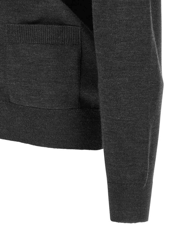 カーディガン - グレー shop online: MAISON KITSUNÉ