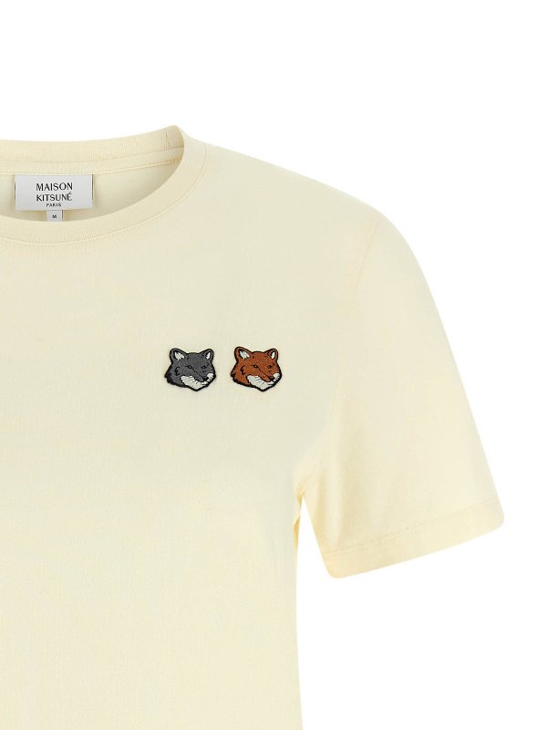 The Best Shops MAISON KITSUNÉ: T-shirts - T-Shirt - Weiß