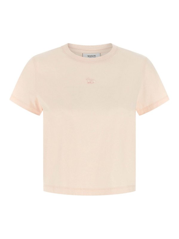 MAISON KITSUNÉ: T-shirts - T-Shirt - Nude