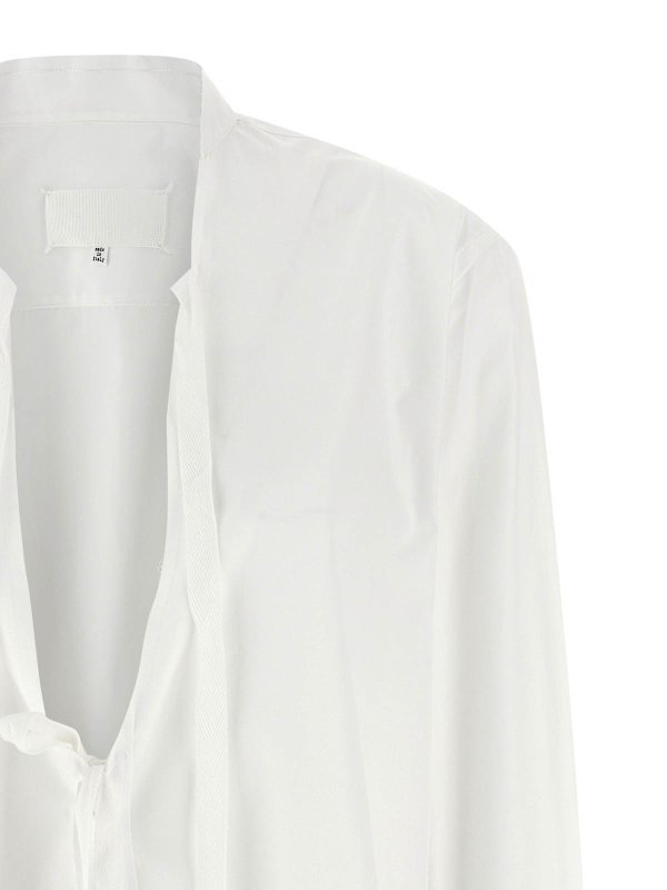 The Best Shops Maison Margiela: ニーレングスドレス - 膝丈ドレス - 白